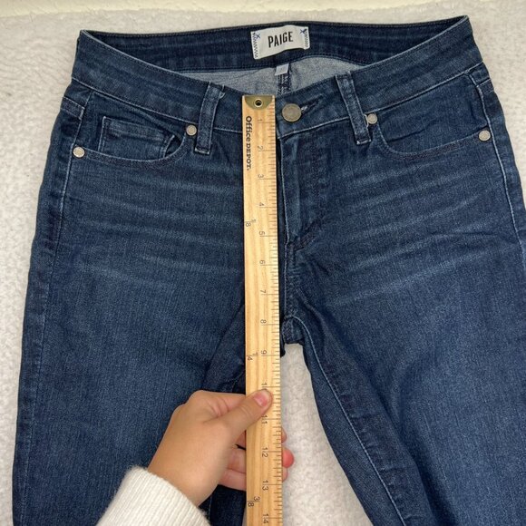 PAIGE | Manhattan Boot Cut Jeans Size 27 - Picture 8 of 13